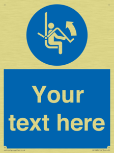 Custom Mandatory: Open safety bar of chairlift